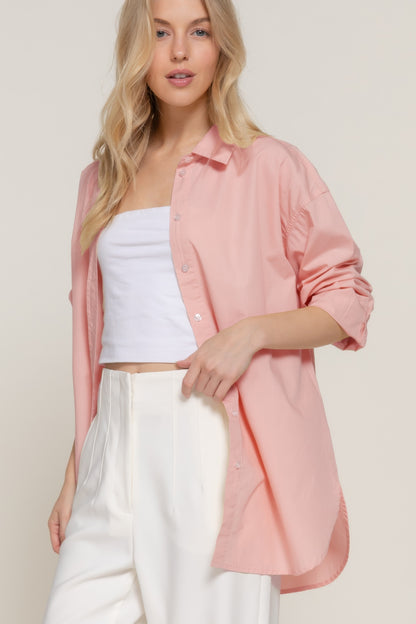 Long Sleeve Loose Fit Shirt